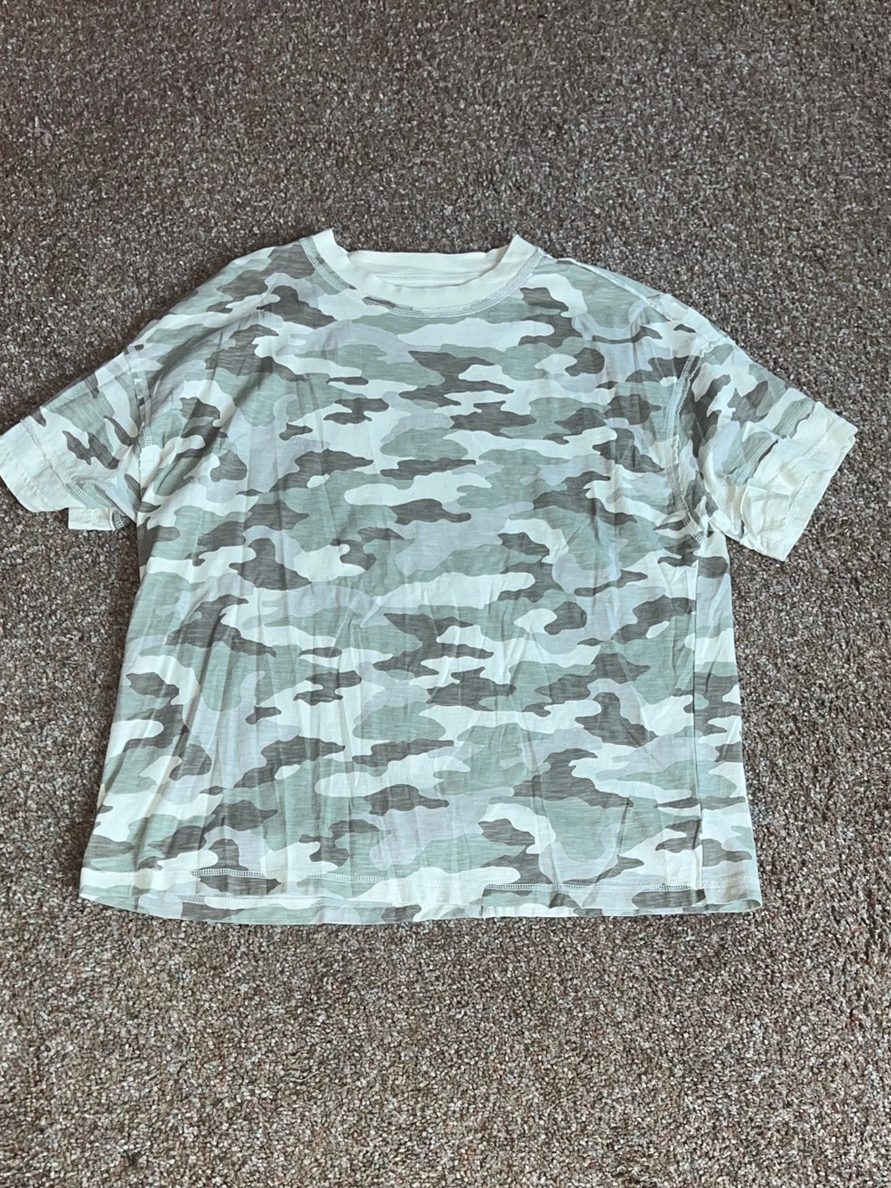 Aerie Oversized Camo Tee S NWOT